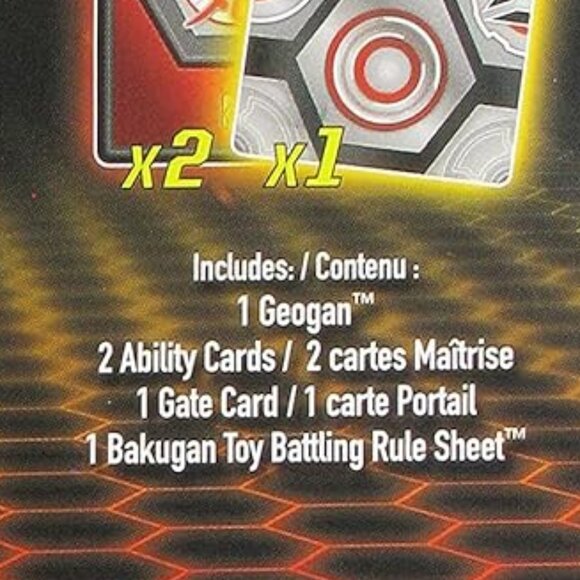 Bakugan Geogan Rising Sluggler w/Trading cards New in Box For Age 6+ - Picture 8 of 11